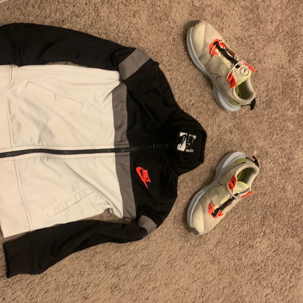 Nike jacket size 4 and Nike shoes 13C